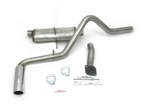 Ford Ranger Performance Exhaust - Pass Side Single Exit - JBA - Cat Back 409SS - `98-`11