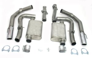 Ford Mustang Performance Exhaust - Dual Rear Exit - JBA - Cat Back - `99-`04 Ford Mustang Performance Exhaust - Dual Rear Exit - JBA - Cat Back - `99-`04
