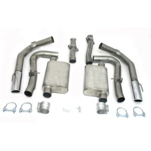 Ford Mustang Performance Exhaust - Dual Rear Exit - JBA - Cat Back - `99-`04 Ford Mustang Performance Exhaust - Dual Rear Exit - JBA - Cat Back - `99-`04