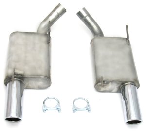 Ford Mustang Performance Exhaust - Rear - JBA - Axle Back, Dual 3.5in Rear Exit - `07-`10