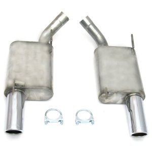 Ford Mustang Performance Exhaust - Rear - JBA - Axle Back, Dual 3.5in Rear Exit - `07-`10