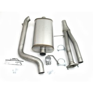 Hummer H2 Performance Exhaust - Single Rear Exit - JBA - Cat Back 409SS - `03-`06