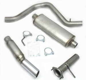Chevrolet Trail Blazer Performance Exhaust - Single Rear Exit - JBA - Cat Back - `02-`06