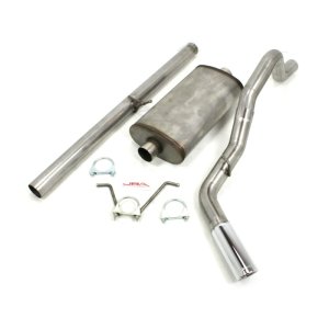 GMC Sierra Performance Exhaust - Single Rear Exit - JBA - Cat Back - `14-`18