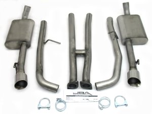 Pontiac GTO Performance Exhaust - Rear - JBA - Cat Back, Dual Rear Exit - `05-`06