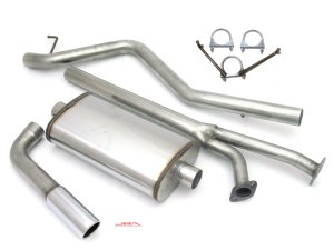 Toyota Tundra Performance Exhaust - Pass Side Single Exit - JBA - Cat Back 409SS - `07-`09