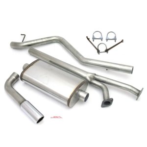 Toyota Tundra Performance Exhaust - Pass Side Single Exit - JBA - Cat Back 409SS - `07-`09