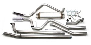 Toyota Tundra Performance Exhaust - Passenger Side Dual Exit - JBA - Cat Back 409SS - `07-`20