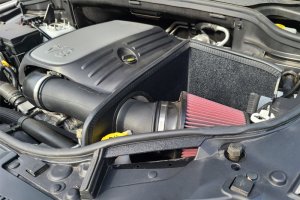 Dodge Durango Performance Air Intake - JLT - Red Filter - Black Textured - `11-`20