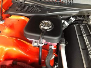 Dodge Hellcat Intercooler Tank Cover - JLT - Black Textured - `15-`19