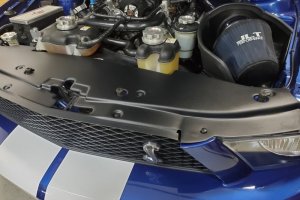 Ford Mustang Radiator Support Covers - JLT - Full Length - Black Textured - `07-`09 Ford Mustang Radiator Support Covers - JLT - Full Length - Black Textured - `07-`09