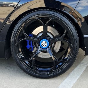 Volkswagen Golf Custom Wheels - set of 4 - KuhlFX - Forged - Project GT1 - 19" - Gloss Black