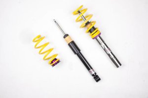 Volkswagen Golf GTI Coilover Suspension Kit - KW - V2 INOX-LINE with TVR-A (Twin Valve Rebound - Adjustable) technology - `06-`09