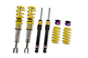 Audi A4 Coilover Suspension Kit - KW - KW V2 INOX-LINE, TVR-A Adjustable, Stainless Steel - `02-`07