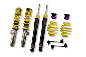 BMW 3 Series Coilover Suspension Kit - KW - V2, INOX-LINE, Rebound Adjustable - `99-`06