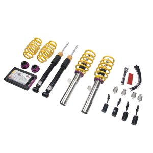 Volkswagen Golf GTI Coilover Suspension Kit - KW - V2 INOX-LINE with TVR-A Technology - `15-`21