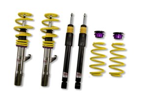 Volkswagen Golf Coilover Suspension Kit - KW - V2 INOX-LINE with TVR-A Adjustable Rebound - `10-`14