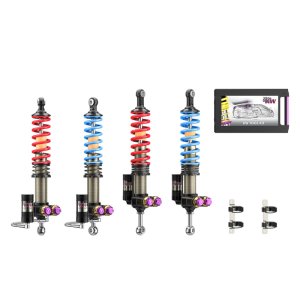 Porsche Carrera GT Coilover Suspension Kit - KW - V5 Special Edition - Red & Blue Springs - `04-`05