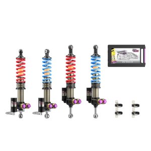 Porsche Carrera GT Coilover Suspension Kit - KW - V5 Special Edition - Red & Blue Springs - `04-`05