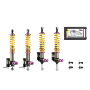 Porsche Carrera GT Coilover Suspension Kit - KW - V5 Solid Piston Technology - `04-`05