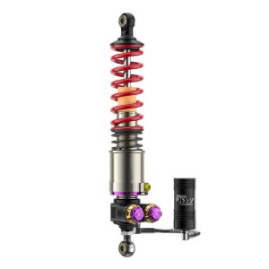 Porsche Carrera GT Suspension Lift Kit - KW - HLS4 V5 Coilover Kit - Red & Blue - `04-`05