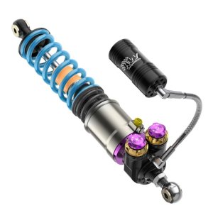 Porsche Carrera GT Suspension Lift Kit - KW - HLS4 V5 Coilover Kit - Red & Blue - `04-`05