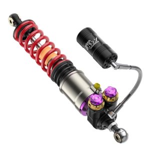Porsche Carrera GT Suspension Lift Kit - KW - HLS4 V5 Coilover Kit - Red & Blue - `04-`05
