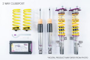 BMW 2 Series Coilover Suspension Kit - KW - 2-Way Clubsport with TVR-A and TVC-A Technologies - `14-`21