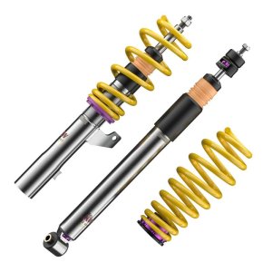 Ford Fiesta Coilover Suspension Kit - KW - V3, Adjustable Rebound and Compression - `14-`19