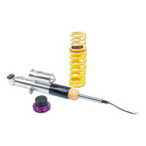 BMW M4 Coilover Suspension Kit - Front + Rear - KW - DDC Plug & Play (Electronic Damping Control, INOX-LINE, Height Adjustable) - `15-`20