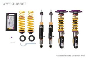 Porsche 718 Cayman Coilover Suspension Kit - KW - V4 Clubsport - `20-`27
