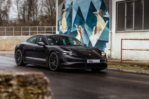 Porsche Taycan Coilover Suspension Kit - KW - V4, Adjustable - `21-`27