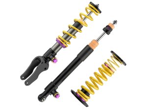 Porsche Taycan Coilover Suspension Kit - KW - V4, Adjustable - `21-`27