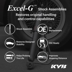Cadillac ATS Shock Assembly - Rear Left - KYB - Excel-G - `13-`19