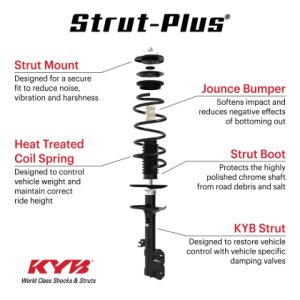 Kia Forte Shocks and Struts - Front Left - KYB - Strut Plus - `10-`13