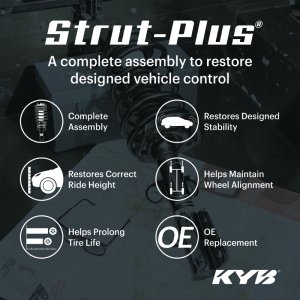 Acura TL Shocks & Struts - Front Right - KYB - Strut-Plus Assembly - `09-`14