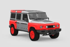 Ineos Grenadier Compete Styling Package - Series 2 w/ G22 RS-Forged Light Alloy Wheel - Matte Black