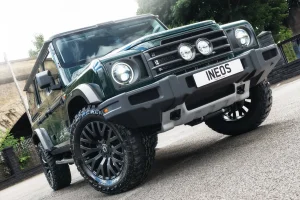 Ineos Grenadier Custom Grille - Dakar - Center Lights - Exposed Carbon Fiber