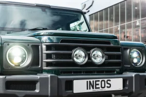 Ineos Grenadier Custom Grille - Dakar - Center Lights - Exposed Carbon Fiber