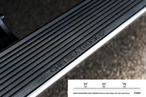 Ineos Grenadier Side Steps - Electric - with LED Light Strips Ineos Grenadier Side Steps - Electric - with LED Light Strips