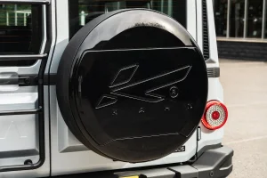 Ineos Grenadier Custom Spare Tire Cover - Kahn Designs - Piano Black Ineos Grenadier Custom Spare Tire Cover - Kahn Designs - Piano Black