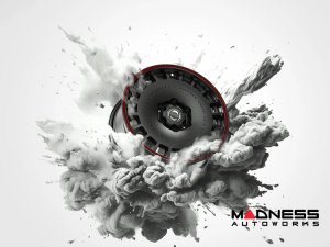 Ineos Grenadier Custom Wheels - Huntsman Armored RS-Forged Light Alloy - Satin Black/ Red Stripe