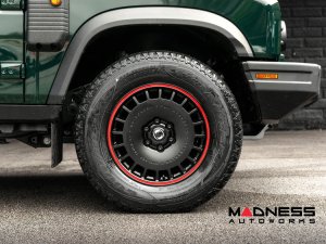 Ineos Grenadier Custom Wheels - Huntsman Armored RS-Forged Light Alloy - Satin Black/ Red Stripe