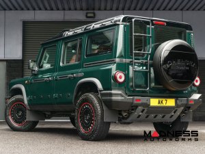 Ineos Grenadier Custom Wheels - Huntsman Armored RS-Forged Light Alloy - Satin Black/ Red Stripe