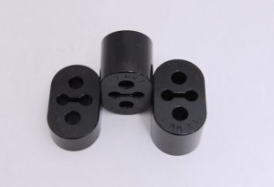 Audi S3 Exhaust Hanger - Kartboy - Thick - 12mm - Black - `15-`19