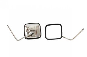 Jeep CJ Door Mirror - Kentrol - Outback - Polished Silver - `76-`18 Jeep CJ Door Mirror - Kentrol - Outback - Polished Silver - `76-`18