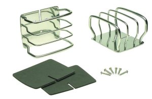 Jeep Wrangler YJ Tail Light Guard - Kentrol - Polished Silver - `76-`06