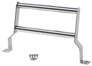 Jeep Wrangler Grill Guard - Kentrol - Polished Silver - `87-`06