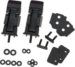 Jeep Wrangler Hood Safety Catch - Kentrol - Powdercoat Black - `97-`06