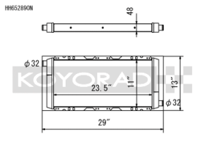 Lotus Elise Radiator - Koyo - N-FLO Triple Pass - `05-`11